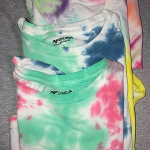 Shirt bundle for kids, 5 tie dye shirts, cancun and Mexico souvenir shirts